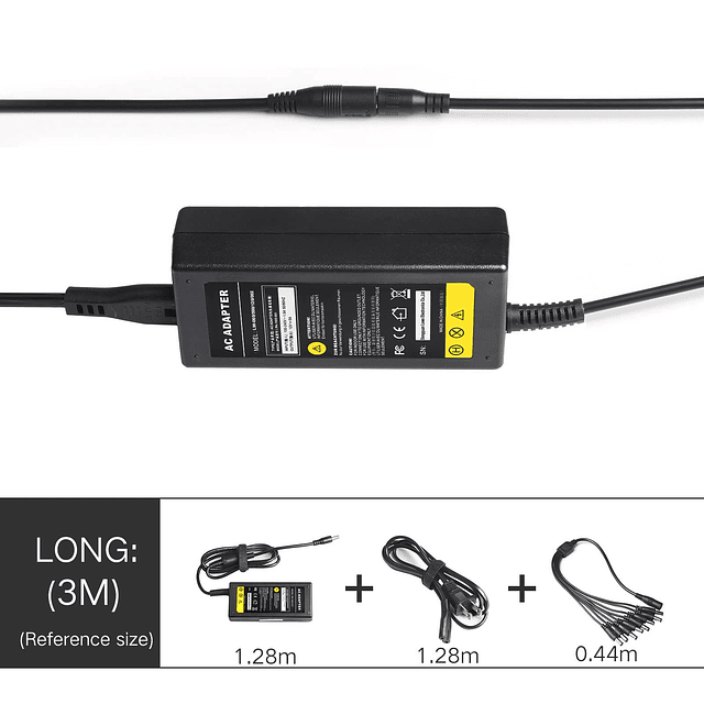 Divisor de alimentación para cámara CCTV de 8 vías, adaptado