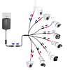 Adaptador de fuente de alimentación AC 100-240V a DC 12V 3A