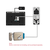 Sistema de videoportero, monitor de 7 pulgadas, videoportero