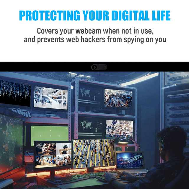 Cubierta deslizante para cámara web, bloqueador de cámara ul