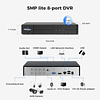 3K 8 canales H.265 DVR Grabador de vídeo digital de segurida