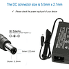 Adaptador de corriente para cámara de seguridad con divisor