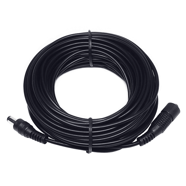 Cable de extensión de alimentación CC de 12 V, 16 pies, 0.08