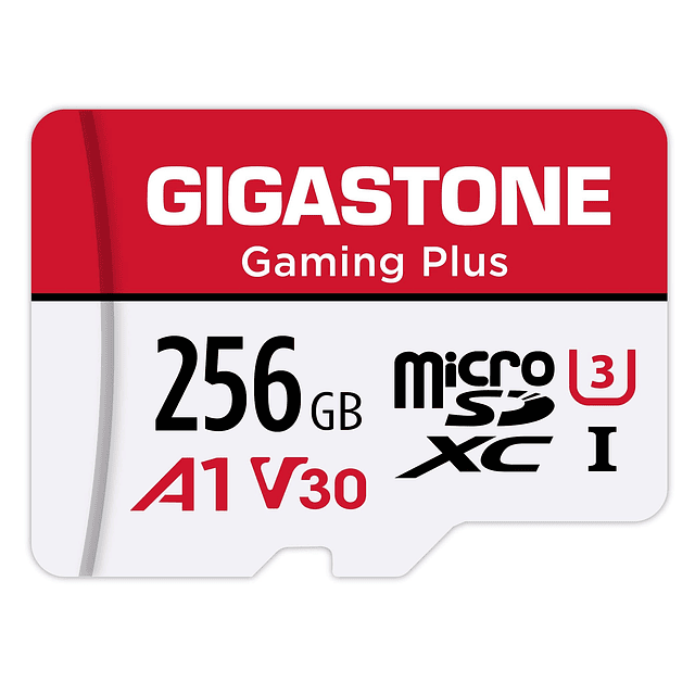 GIGASTONE Tarjeta Micro SD de 256 GB, Gaming Plus, Tarjeta d