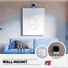 Brainwavz - Paquete de 2 soportes de pared adhesivos para cá