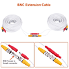 Cable BNC de 4 x 200 pies todo en uno siamés video y aliment