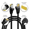 Cable de Internet Ethernet Cat-5 de alta velocidad RJ45 para