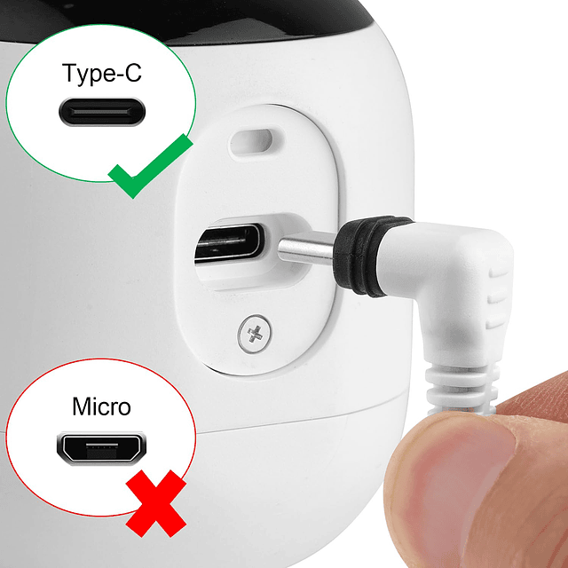 Paquete de 3 cables de alimentación y adaptador de 25 pies/7