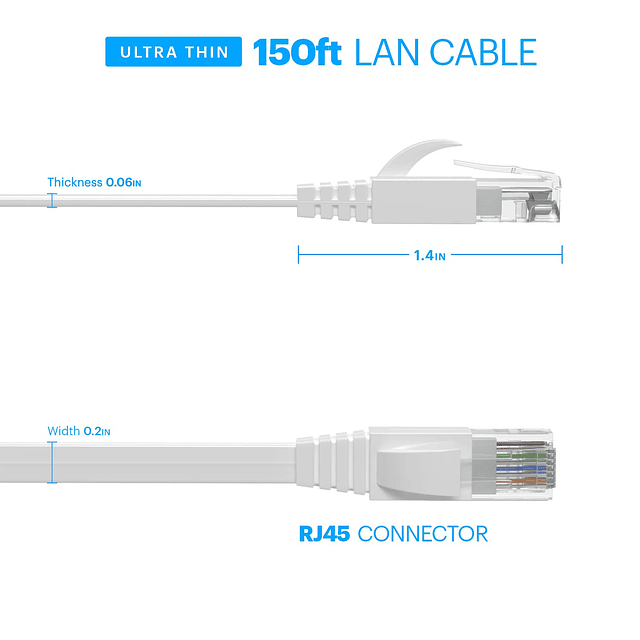 Cable Ethernet POE de vídeo CAT6E con clasificación 4K, cabl