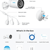 CX410 Cámara de seguridad PoE 2K para exteriores con apertur