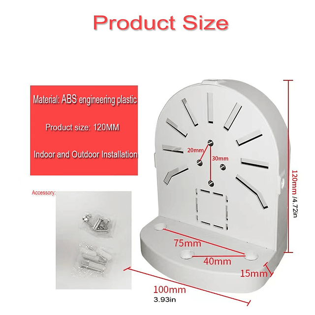 Soporte universal de montaje en pared para cámara de segurid