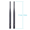 Bingfu Antena macho SMA de doble banda WiFi 2,4 GHz 5 GHz 5,