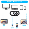 8 piezas cubierta deslizante para cámara web, cubierta delga