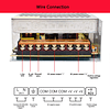 Fuente de alimentación conmutada 110V/220V CA a CC 5V 40A 20