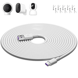 Cable de carga USB a USB-C de 32 pies, cable de extensión de