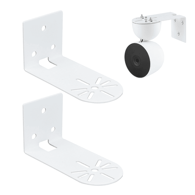 Paquete de 2 soportes de pared de metal compatibles con Goog