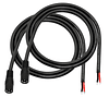 Cable de alimentación DC5521, 1 pie, 14 AWG, 5,5 mm x 2,1 mm