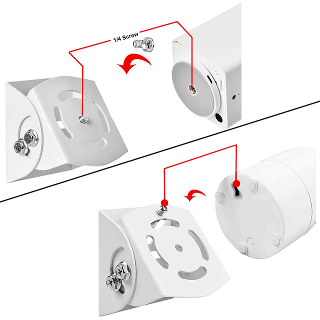 Soporte de pared ajustable para cámara de seguridad Kasa Ind