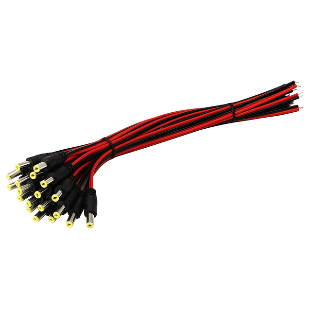 Cable Pigtail de alimentación CC de 25 CM, 12 V 1-3 A CC 5,5