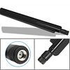 2X Antena WiFi de Doble Banda 2.4GHz 5GHz RP-SMA Macho Anten
