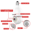 Cámara inalámbrica con bombilla de 2,4 GHz y 5 GHz, cámaras