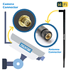 Antena WiFi de 9dBi con conector SMA macho SMA-Plug compatib