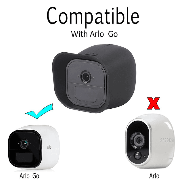 Fundas protectoras para Arlo Go de , paquete de 2 fundas de