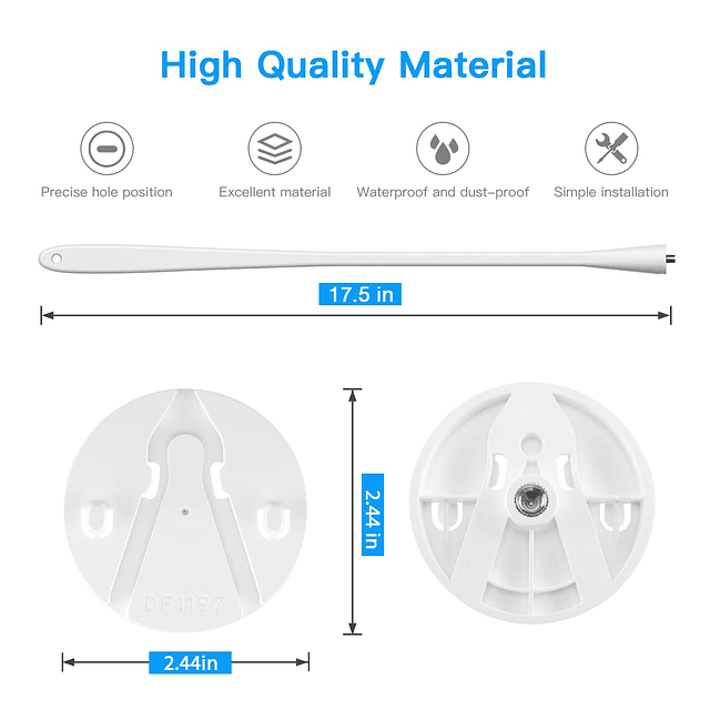 Soporte giratorio flexible compatible con cámara Eufy Securi