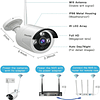 Sistema de cámaras de seguridad inalámbricas: 4 cámaras de s