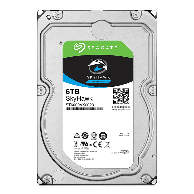 SkyHawk Disco duro interno de vigilancia de 6 TB HDD - 3,5 p