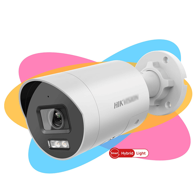 Luz híbrida inteligente de 8 MP con cámara IP Bullet POE a t