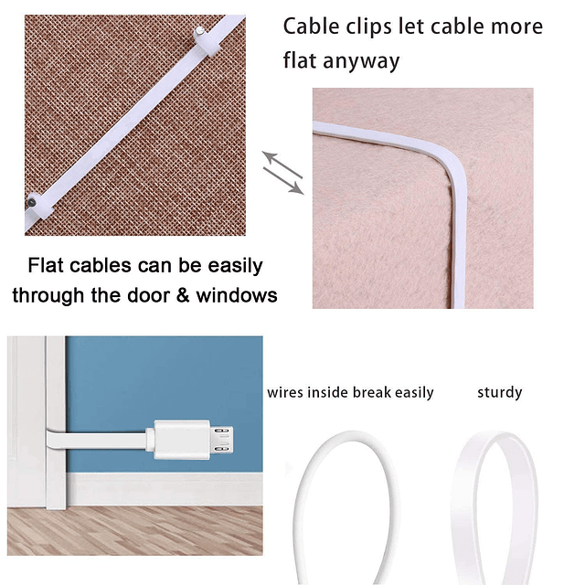 Cable de extensión de alimentación de 9 m para Wyze Cam V3,