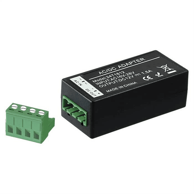 Convertidor de potencia de CA 24 V a CC 12 V 1,5 A, potente