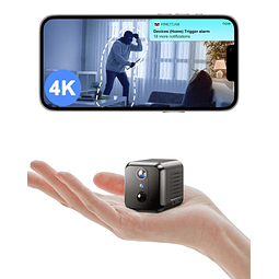 Cámara espía cámara oculta, cámara pequeña WiFi inalámbrica