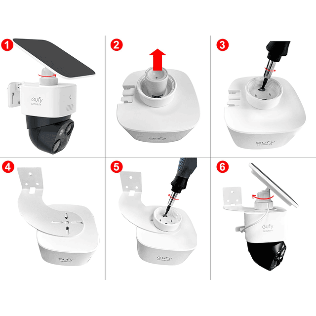 Paquete de 2 soportes de pared de esquina para Eufy Security