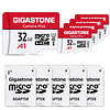 GIGASTONE Tarjeta Micro SD de 32 GB, paquete de 5, tarjetas