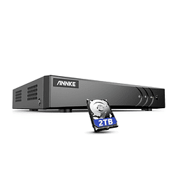 Grabador de vídeo digital 3K Lite 8CH, H.265 DVR híbrido 5 e