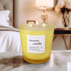 Vela de citronela de lujo vela perfumada para interiores y e