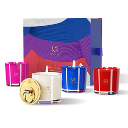 Juego de regalo de velas votivas perfumadas para aromaterapi