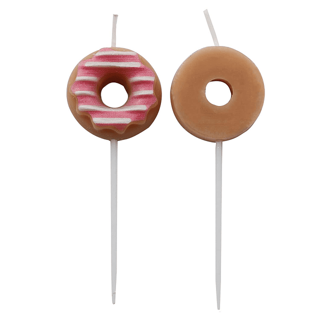 2 cajas de 10 velas para pastel de donut velas para fiesta d