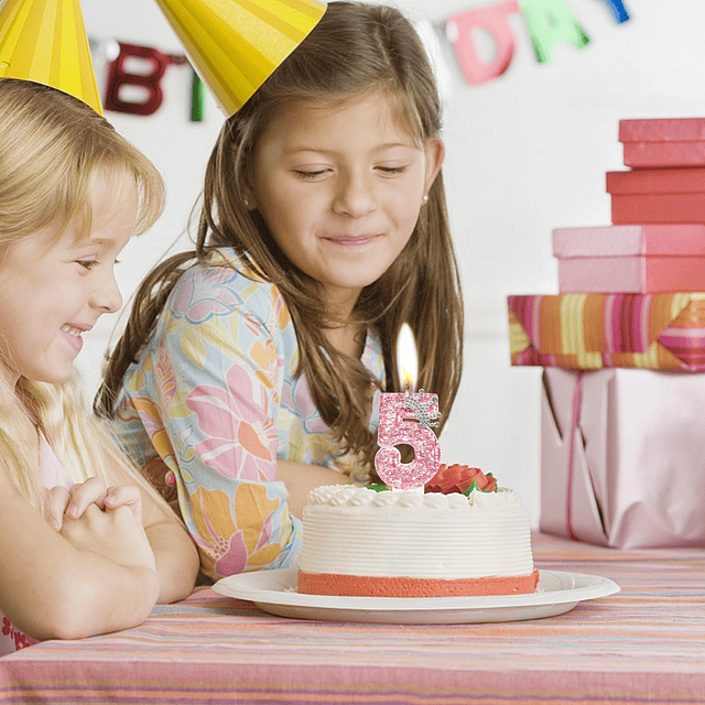 Velas de décimo cumpleaños velas número 10 vela rosa de feli