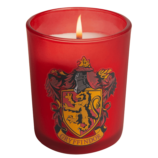 Vela Gryffindor grande 8 oz aroma a ámbar y vainilla cera de