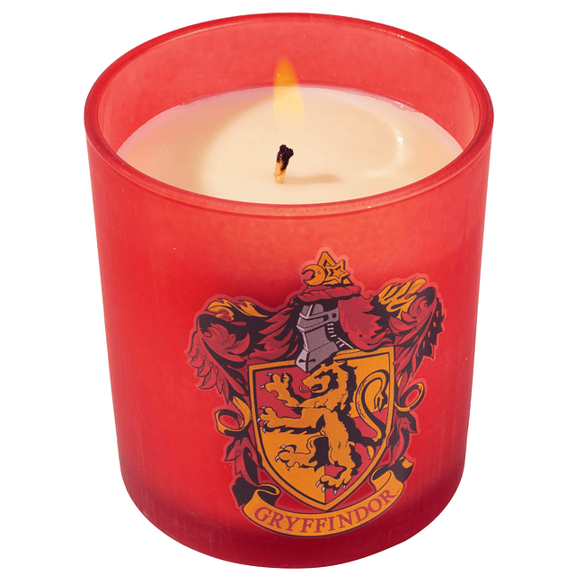 Vela Gryffindor grande 8 oz aroma a ámbar y vainilla cera de