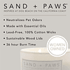 Vela perfumada Sand Paws Abeto Frazier Aromas y tamaños adic