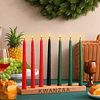 Kwanzaa Kinara Set Kwanzaa Driplesstaper Velas Set 3 Rojo 3