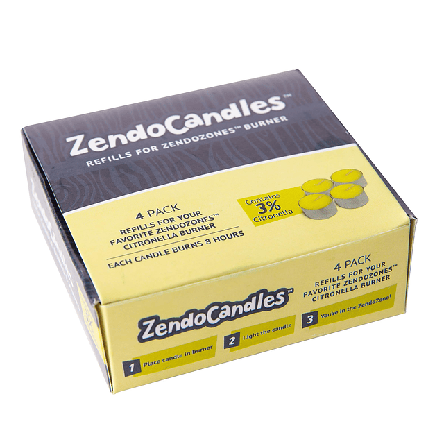 ZendoZones 18ZENCAND Recambio para Velas de Citronela al 3%