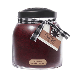 Bourbon Berry Tavern Vela perfumada Papa de 34 oz con tapa G