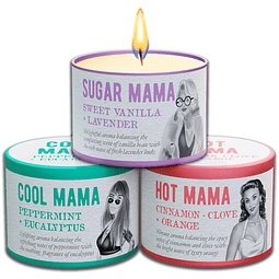 Juego de regalo para mamá con velas perfumadas: Hot Mama Sug