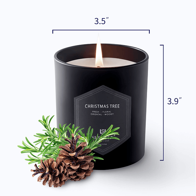 subrtex Velas perfumadas para árbol de Navidad para mujeres