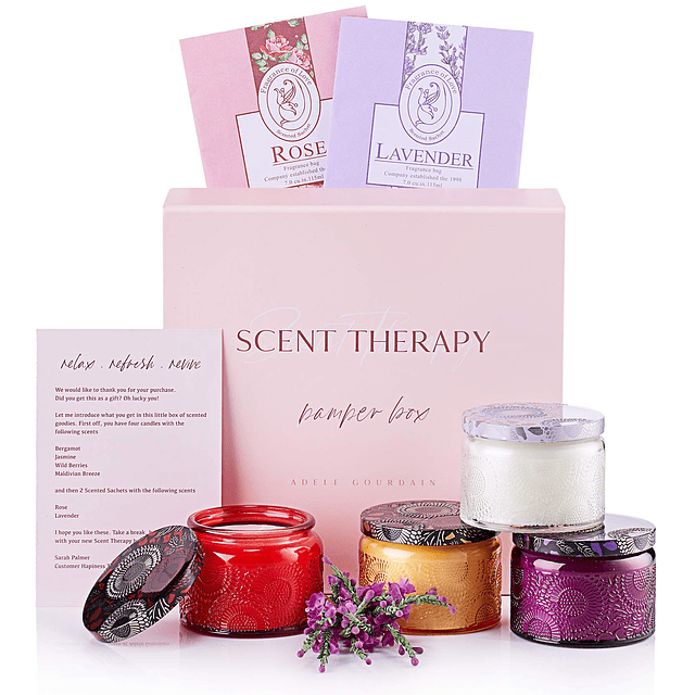 Velas de regalo para mujeres juego de regalo de velas perfum